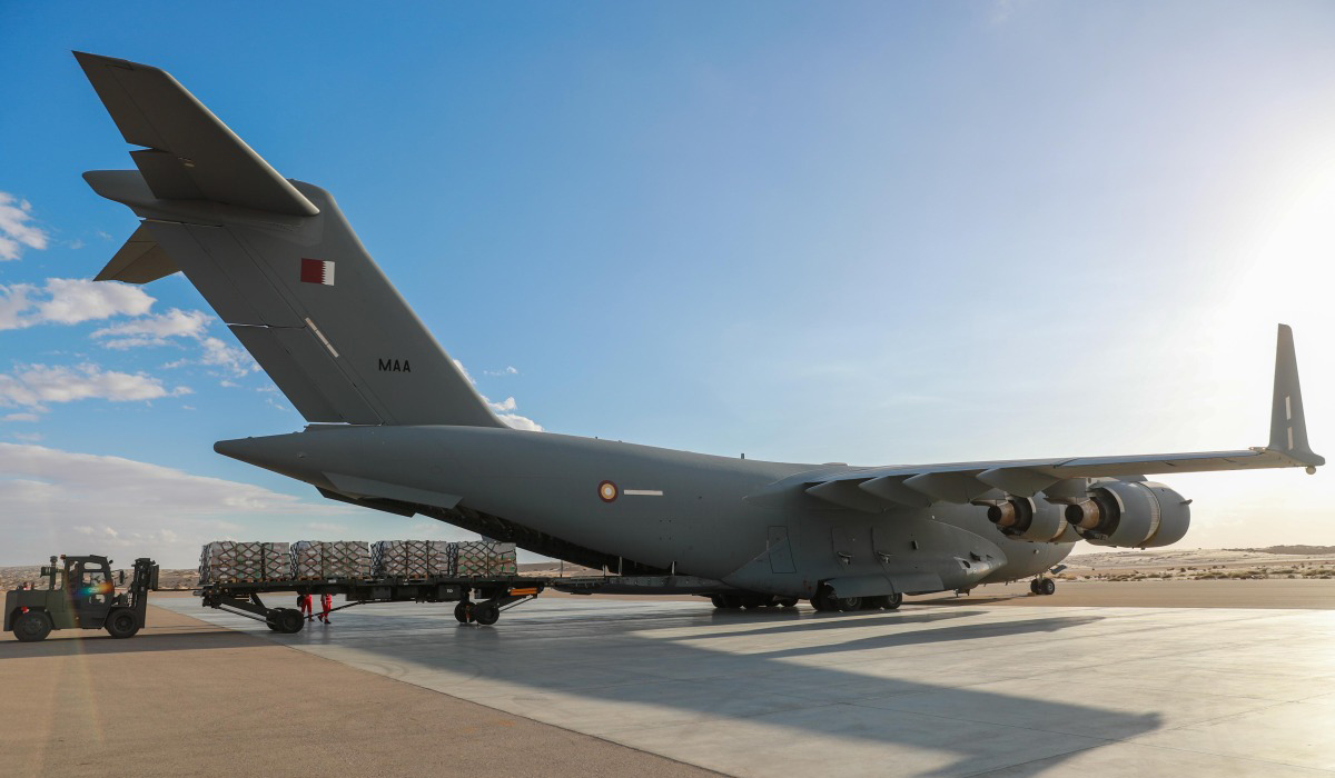 Qatari plane
